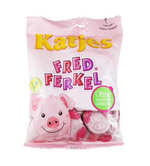 Katjes Fred Ferkel Vegetarian Żelki 200g