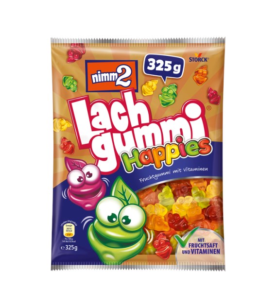 Nimm2 Lach Gummi Happies Żelki 325g