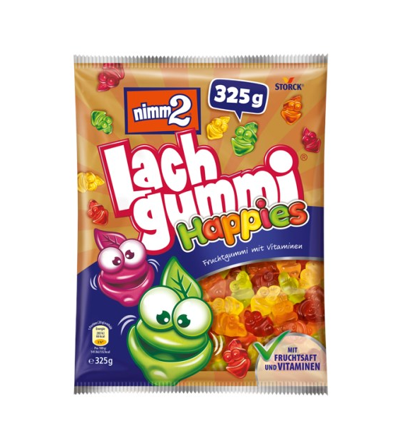 Nimm2 Lach Gummi Happies Żelki 325g