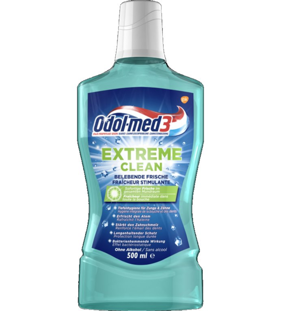 Odol-med3 Extreme Clean Belebende Frische 500ml