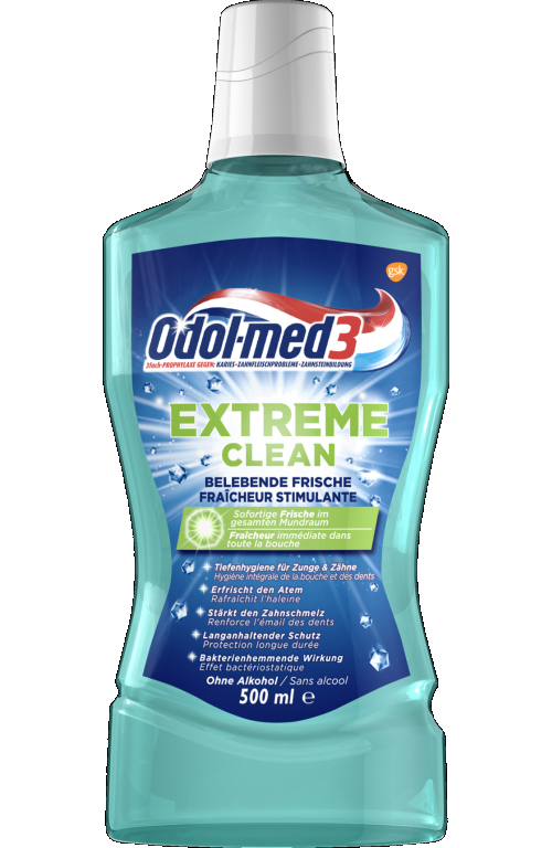 Odol-med3 Extreme Clean Belebende Frische 500ml