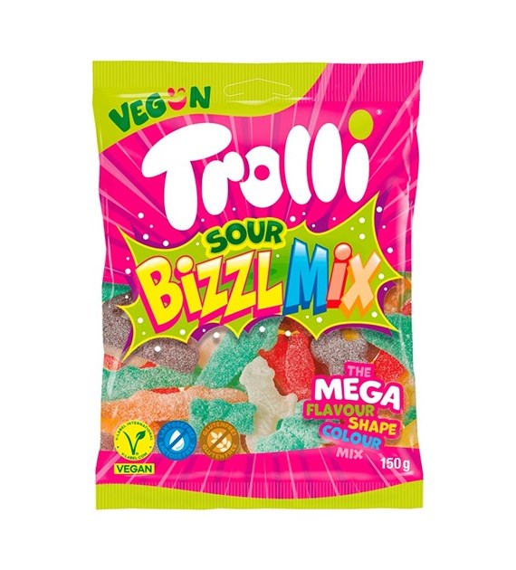 Trolli Bizzl Mix Sour Vegan 150g