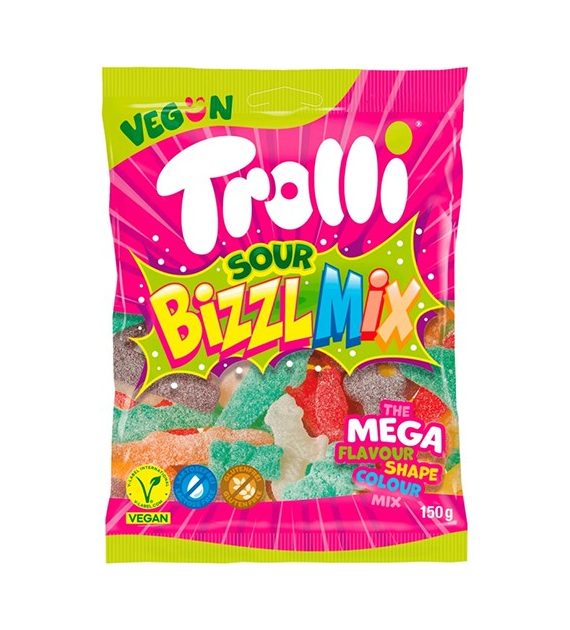 Trolli Bizzl Mix Sour Vegan 150g