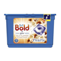 Bold 2in1 Silk Flower & Gold Freesia Caps 18p 475g