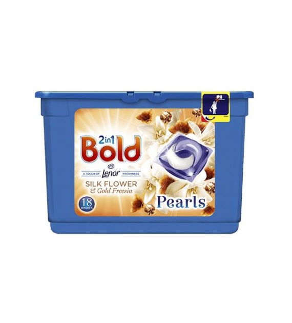 Bold 2in1 Silk Flower & Gold Freesia Caps 18p 475g