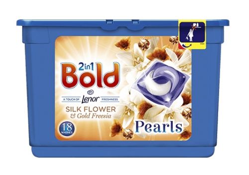 Bold 2in1 Silk Flower & Gold Freesia Caps 18p 475g