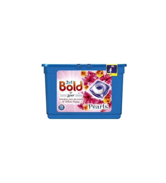 Bold 2in1 Sparkling Bloom & Yellow Caps 18p 475g