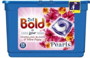 Bold 2in1 Sparkling Bloom & Yellow Caps 18p 475g