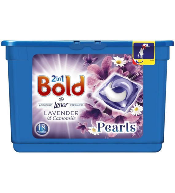 Bold 2in1 Lavender & Camomile Caps 18p 475g