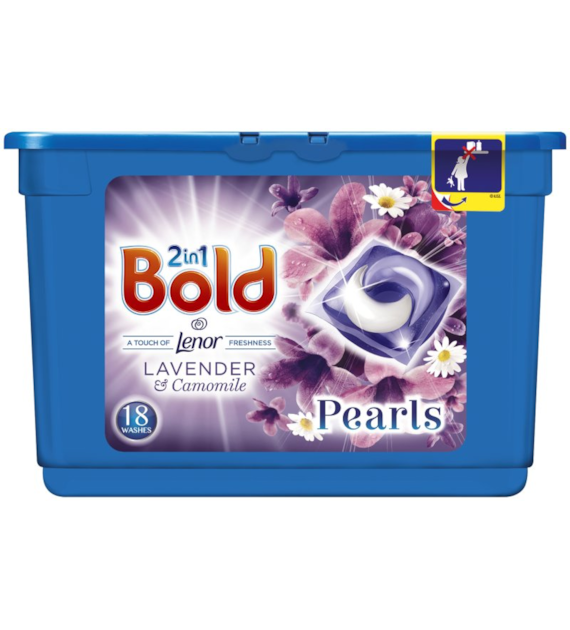 Bold 2in1 Lavender & Camomile Caps 18p 475g