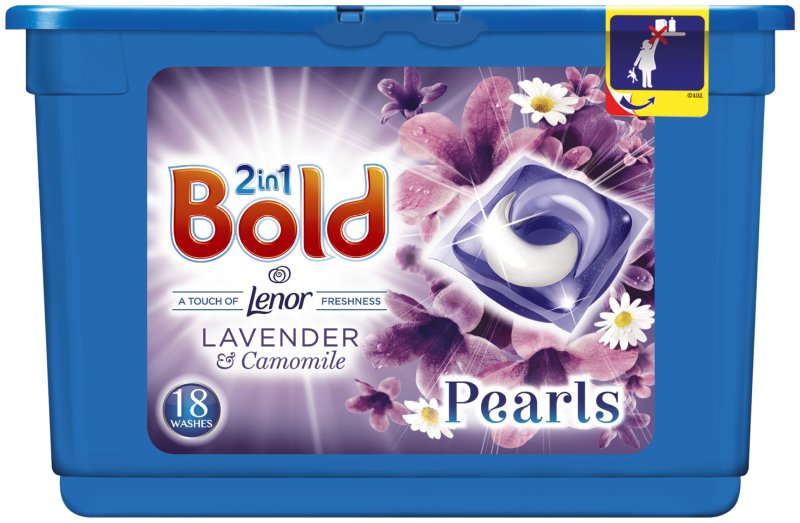 Bold 2in1 Lavender & Camomile Caps 18p 475g