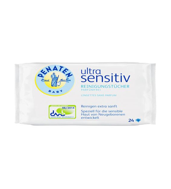 Penaten Ultra Sensitive Chusteczki Nawilżane 24szt