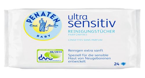 Penaten Ultra Sensitive Chusteczki Nawilżane 24szt