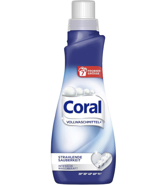 Coral Vollwaschmittel+ Gel 7p 490ml
