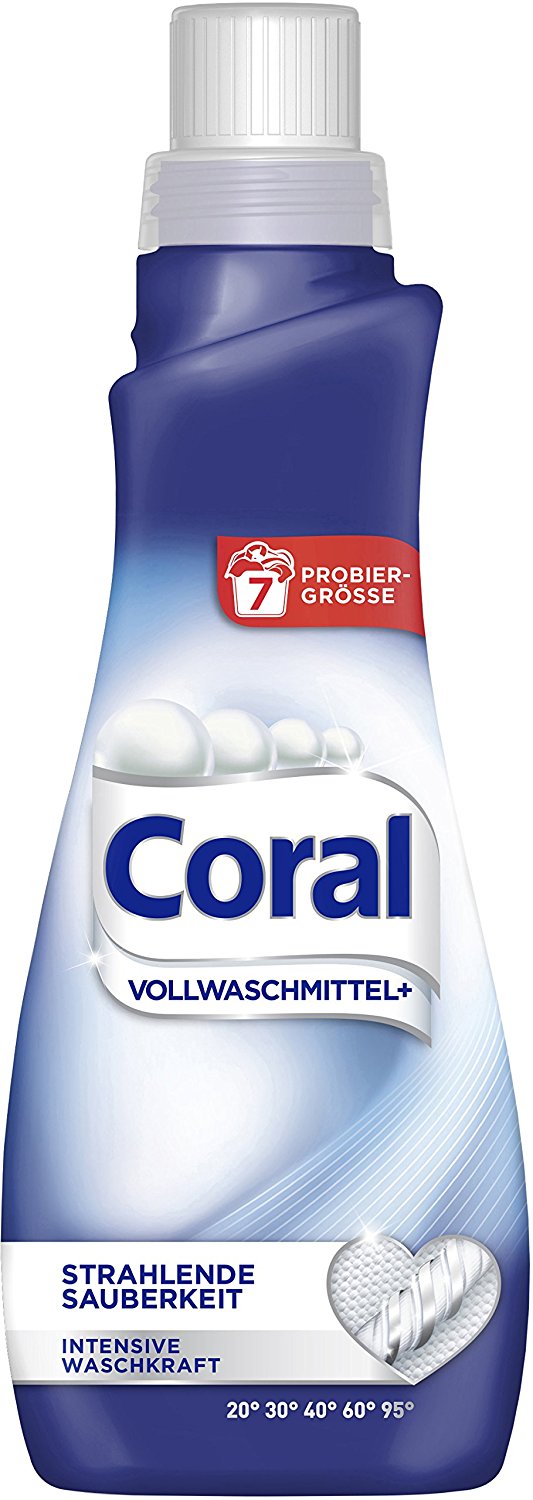 Coral Vollwaschmittel+ Gel 7p 490ml