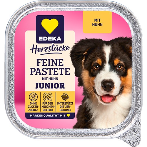 Edeka Pastete Junior mit Huhn dla Psa 150g