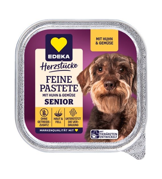 Edeka Feine Pastete Senior 7+ dla Psa 150g