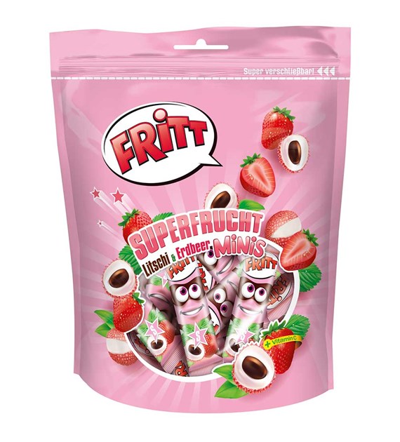 Fritt Minis Litschi Erbeer 140g