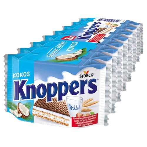 Knoppers Kokos 8szt 200g