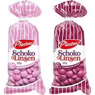Piasten Schoko Linsen Erdbeer / Kirsche Draże 225g