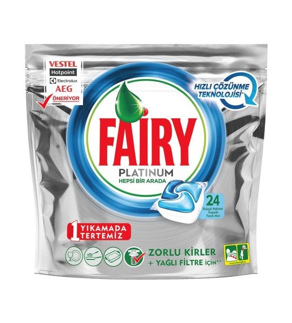 Fairy Platinum Cool Blue 24szt 358g