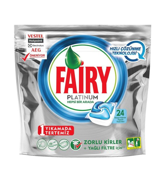 Fairy Platinum Cool Blue 24szt 358g