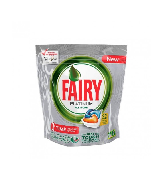 Fairy Platinum All in One Orange Tabs 32szt 477g