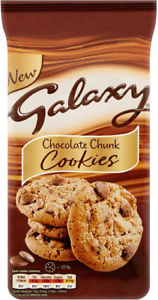 Galaxy Chocolate Chunk Cookies Ciastka 180g