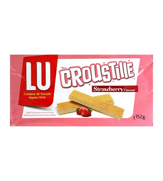 LU Croustille Strawberry Wafelki 152g