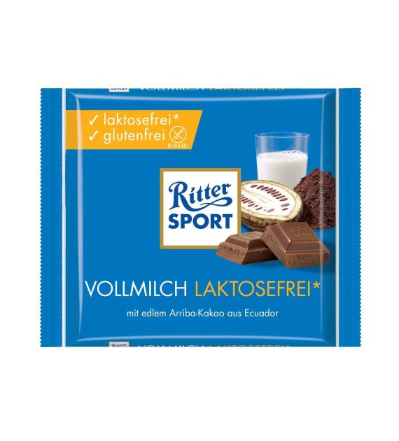 Ritter Sport Vollmilch Laktosefrei Czekolada 100g