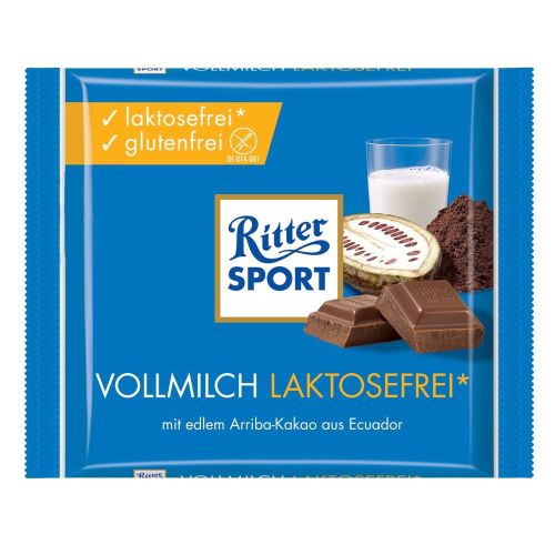 Ritter Sport Vollmilch Laktosefrei Czekolada 100g