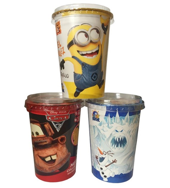 Frozen / Cars / Minionki - Biscuits in Cup 100g