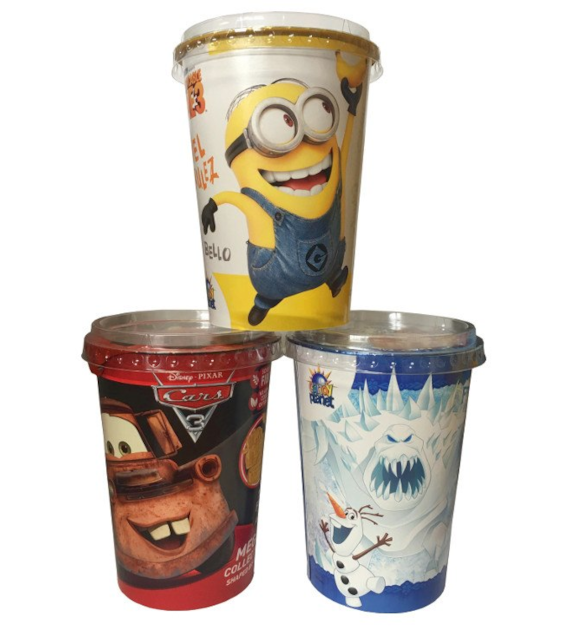 Frozen / Cars / Minionki - Biscuits in Cup 100g