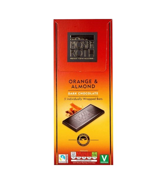 Moser Roth Orange Almond Dark Czekolada 125g