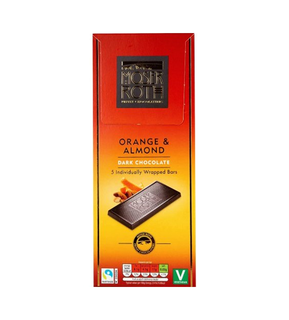 Moser Roth Orange Almond Dark Czekolada 125g
