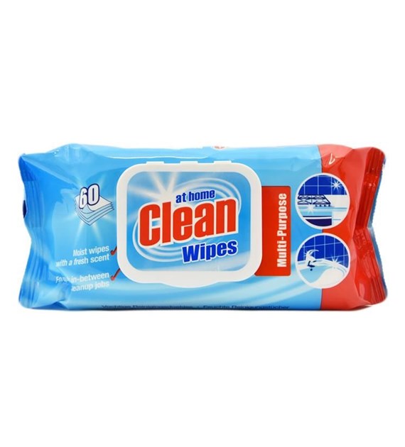 At Home Wipes Multi Purpose Chusteczki 60szt