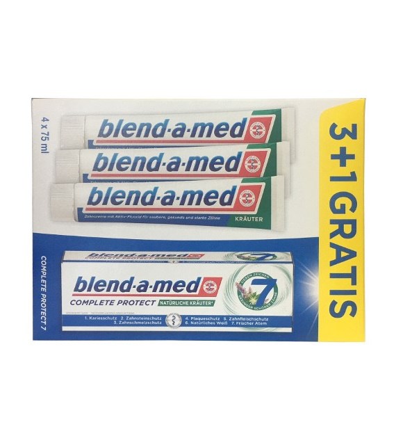 Blend-a-Med 3xKrauter 1xNaturliche Krauter 4x75ml