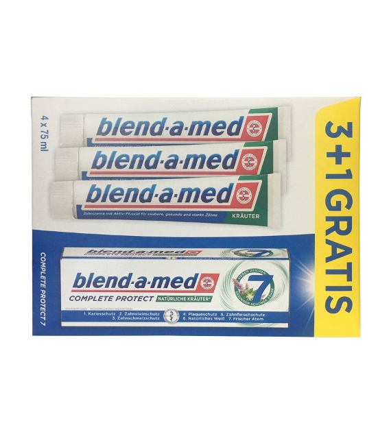 Blend-a-Med 3xKrauter 1xNaturliche Krauter 4x75ml