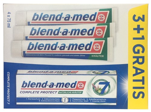 Blend-a-Med 3xKrauter 1xNaturliche Krauter 4x75ml