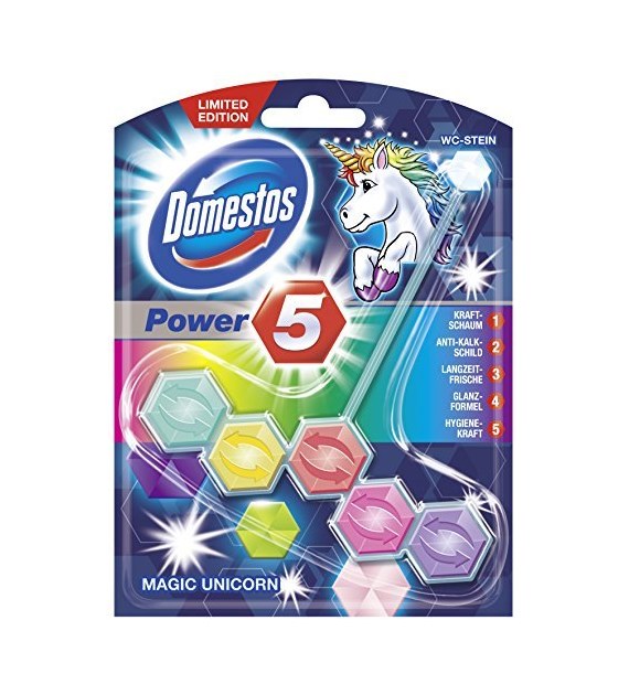 Domestos Power 5 Magic Unicorn WC Zawieszka 55g