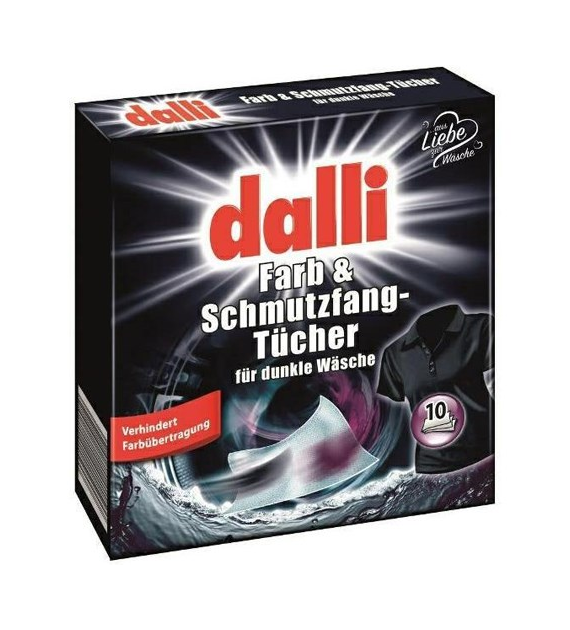 Dalli Farb & Schmutzfang Tucher do Czarnego 10szt