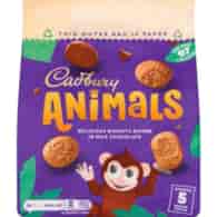 Cadbury Animals Ciastka 5 Bags 99,5g