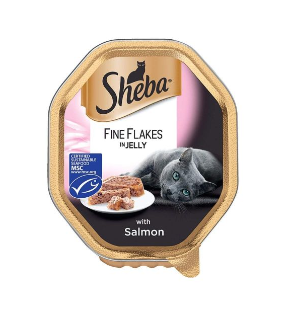 Sheba Fine Flakes in Jelly Salmon dla Kota 85g
