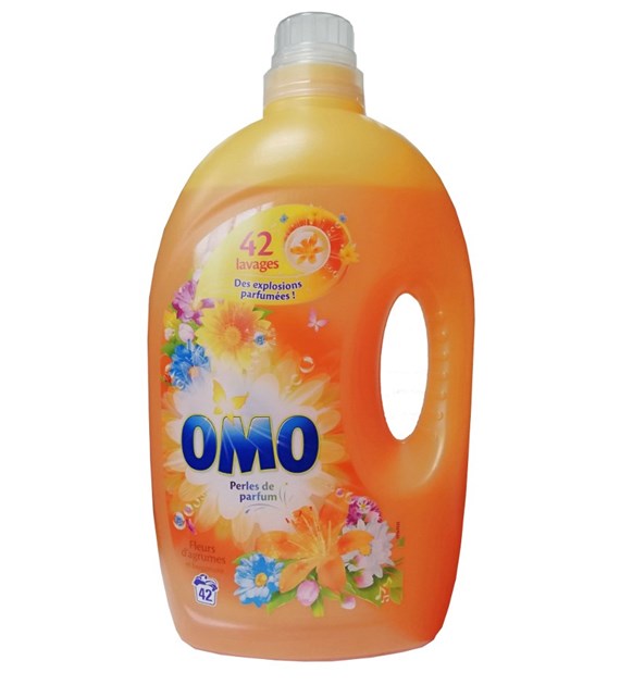 OMO Perles Parfum d'Agrumes Bergamote 42p 2,9L