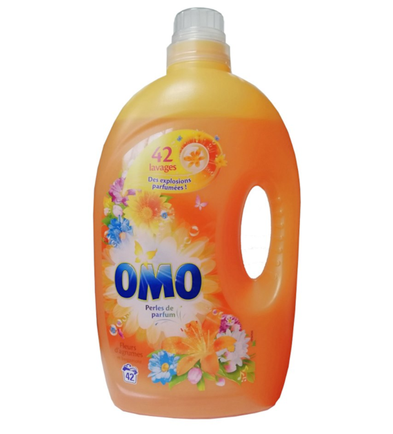 OMO Perles Parfum d'Agrumes Bergamote 42p 2,9L