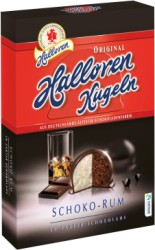 Halloren Kugeln Schoko Rum 12szt 125g