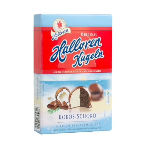 Halloren Kugeln Kokos-Schoko 12szt 125g