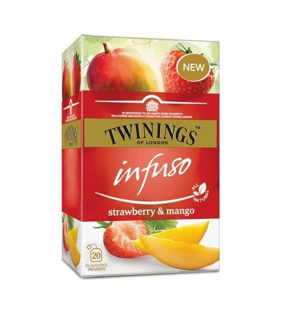 Twinings Infuso Strawberry Mango Herbata 20szt 30g