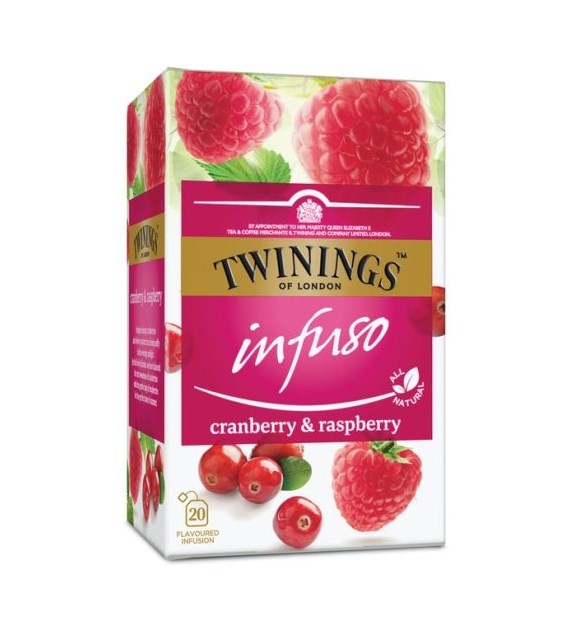Twinings Infuso Cranberry Raspberry Herb 20szt 30g