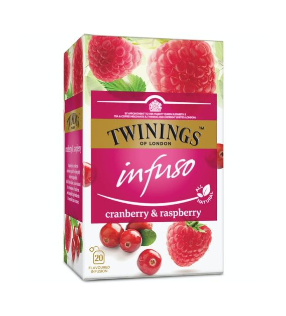 Twinings Infuso Cranberry Raspberry Herb 20szt 30g